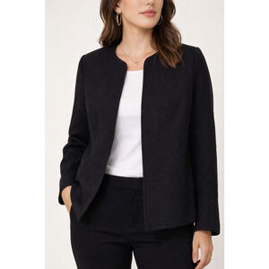 Vintage Orvis Blazer Women’s Size 12 Open Front Wool Office Siren Cottagecore